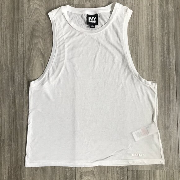 IVY PARK Tank Top White Muscle Tee Womens XS - Picture 1 of 9